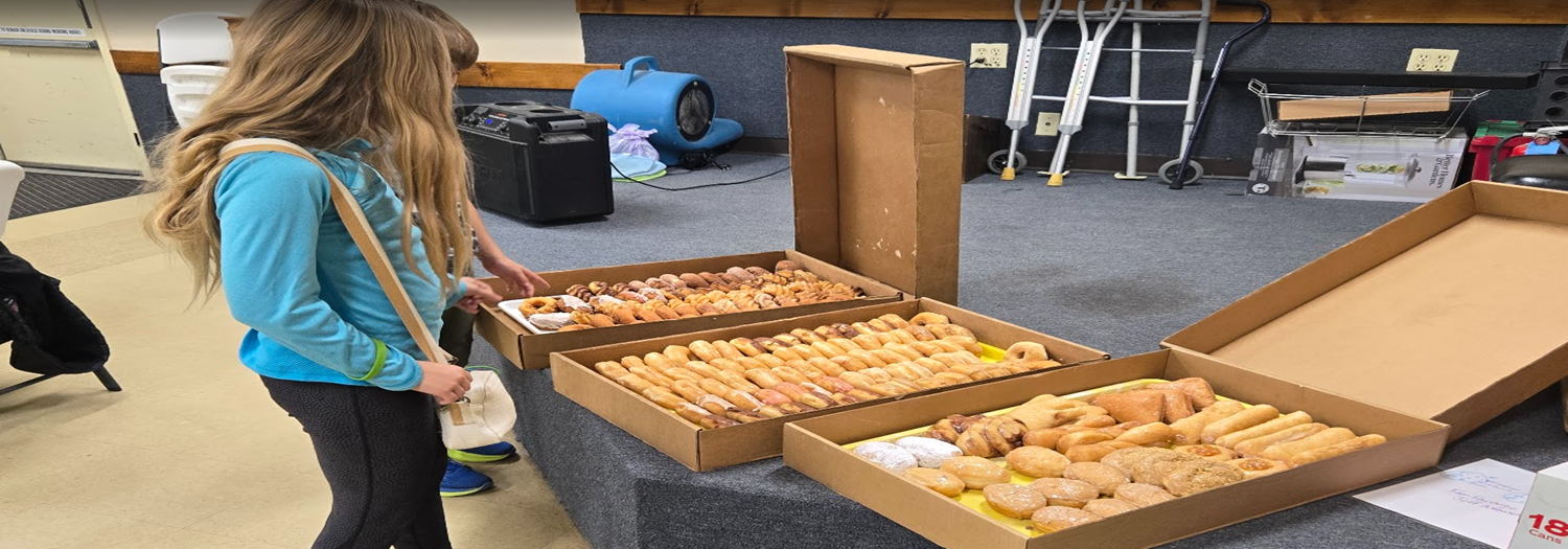 Checking Out the Donuts